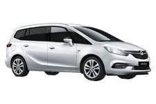 Car Hire Putney - Vauxhall Zafira 5 + 2 - Minibus hire Putney